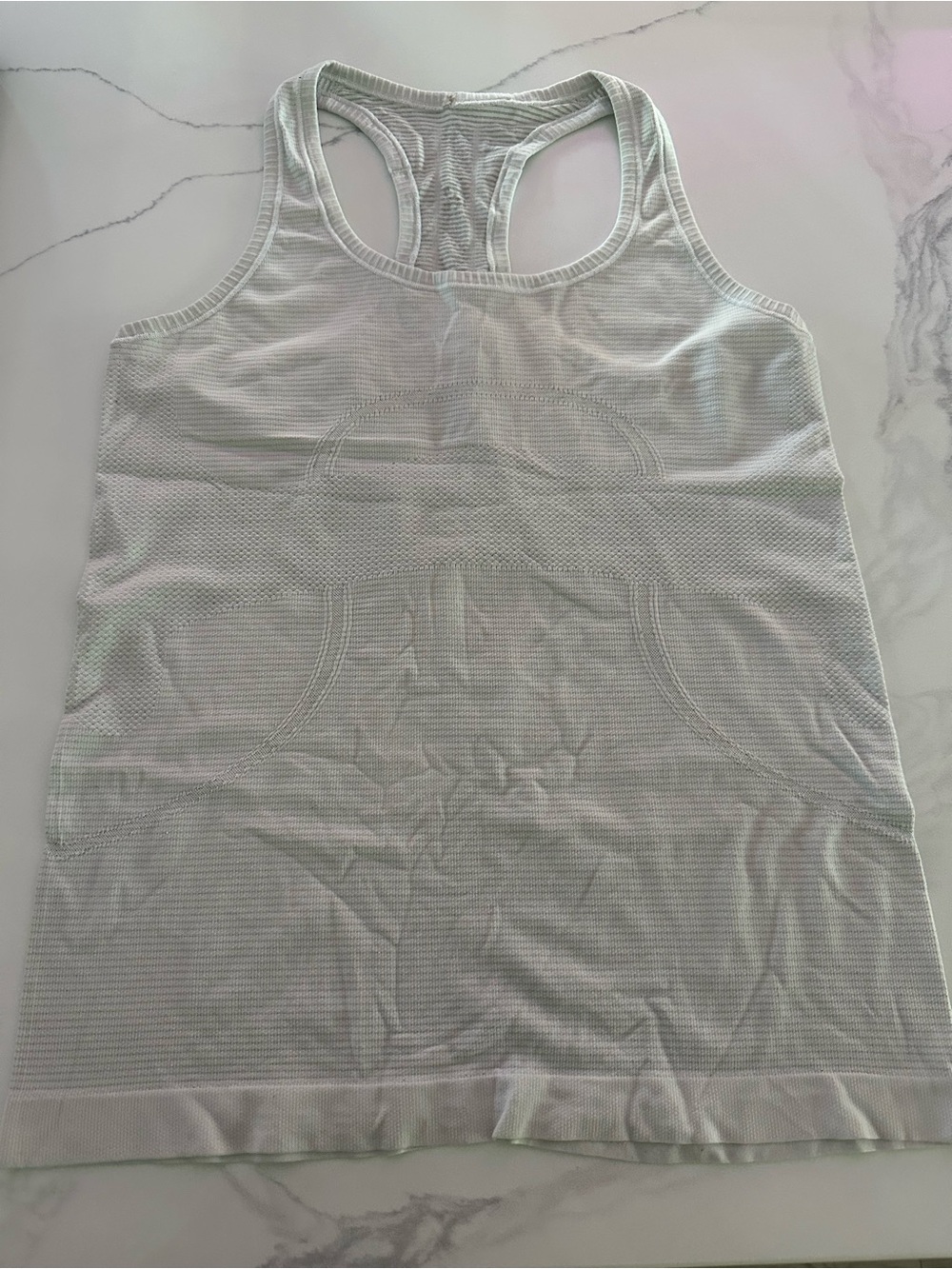 lululemon athletica Light Gray Racerback Tank